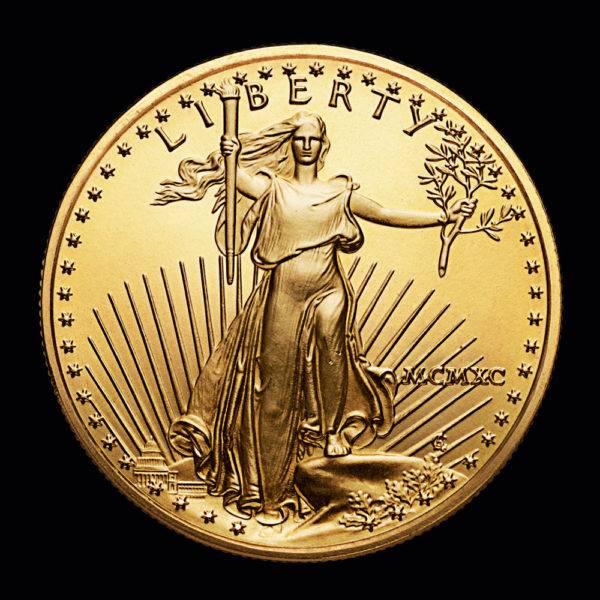 Eagle 1/10 Oz GM banküblich - verschiedene Jahrgänge – Bild 2