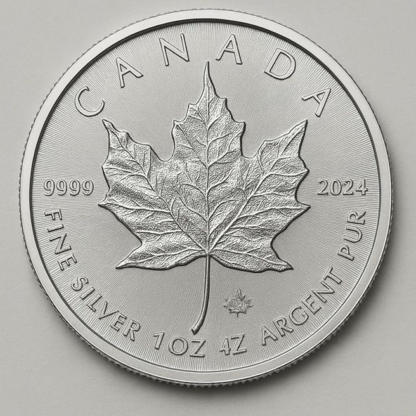 1 Oz 5 dollars Elizabeth II / Maple Leaf Silber – Bild 2