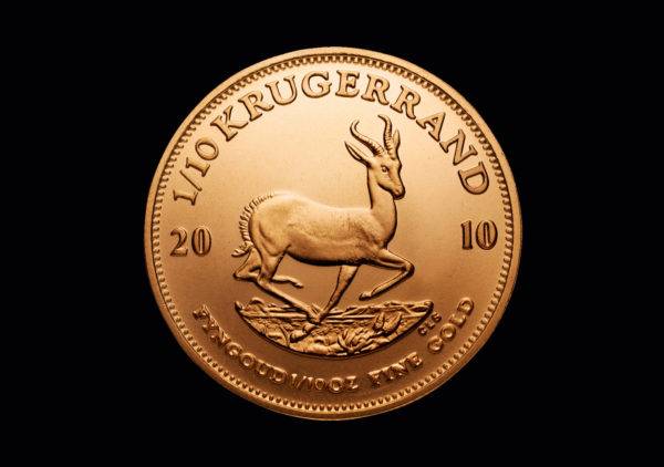 Krügerrand 1/10 Oz GM banküblich - verschiedene Jahrgänge – Bild 2
