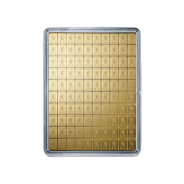 100 x 1g CombiBar - Goldtafel Heimerle und Meule