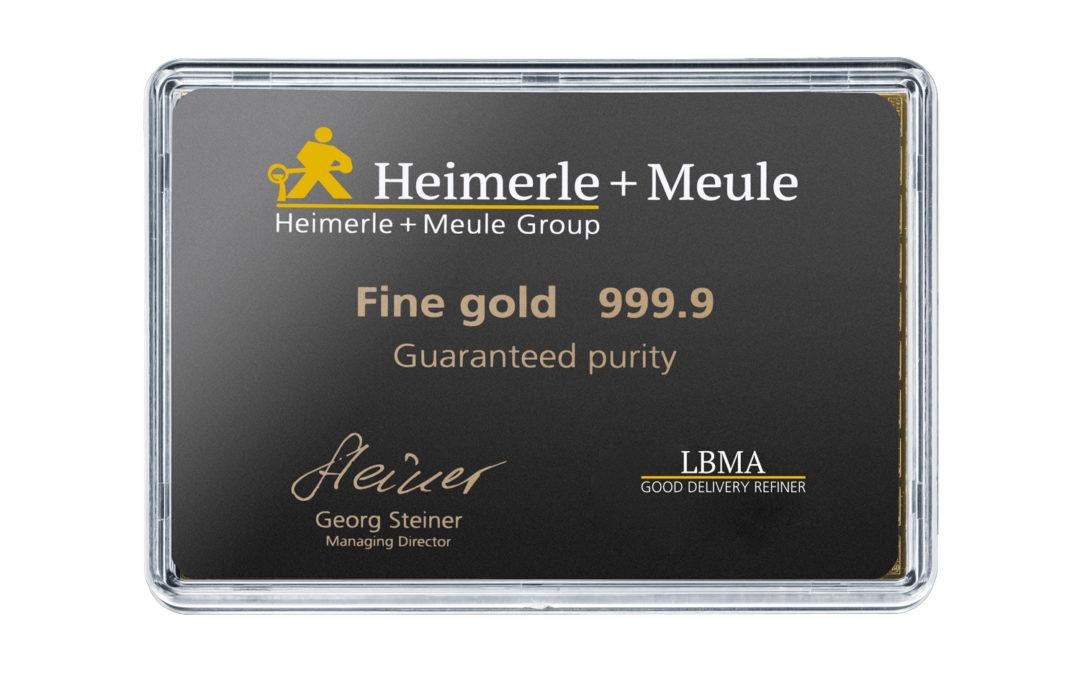100 x 1 g CombiBar – Goldtafel Heimerle und Meule