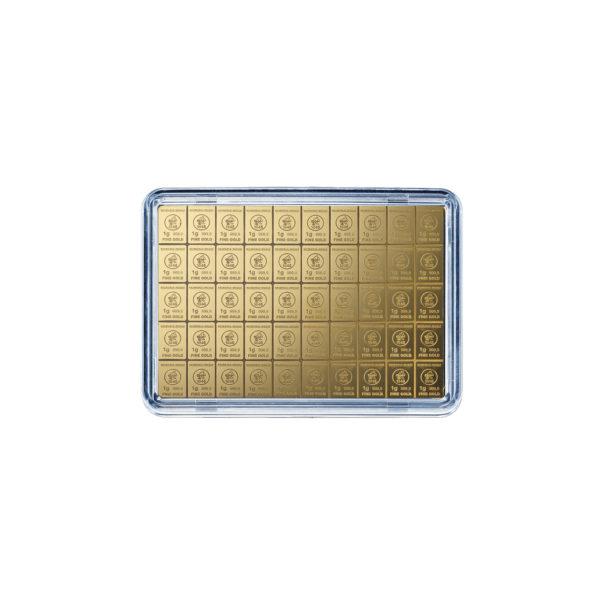 50 x 1g CombiBar - Goldtafel Heimerle und Meule