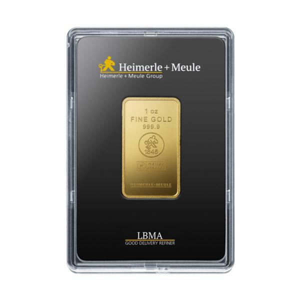 1oz Goldbarren - Heimerle und Meule