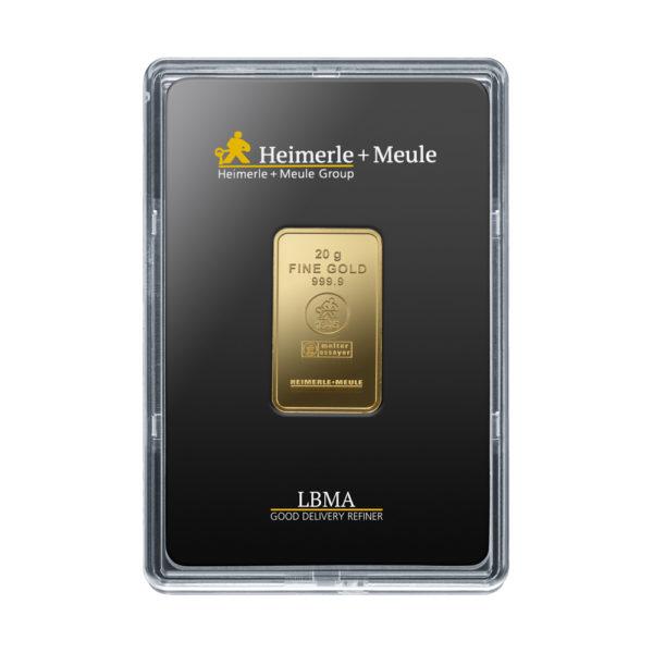 20g Goldbarren - Heimerle und Meule
