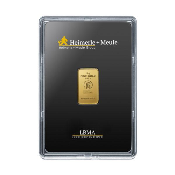 5g Goldbarren - Heimerle und Meule