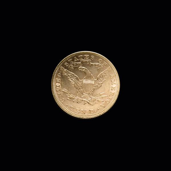 Liberty Head (Frauenkopf) 10 $ GM banküblich – Bild 2
