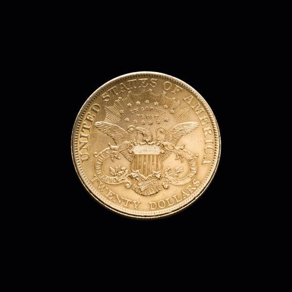 Liberty Head (Frauenkopf) 20 $ GM banküblich – Bild 2