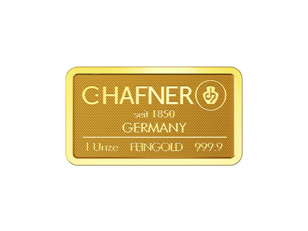 1oz Goldbarren - C.Hafner