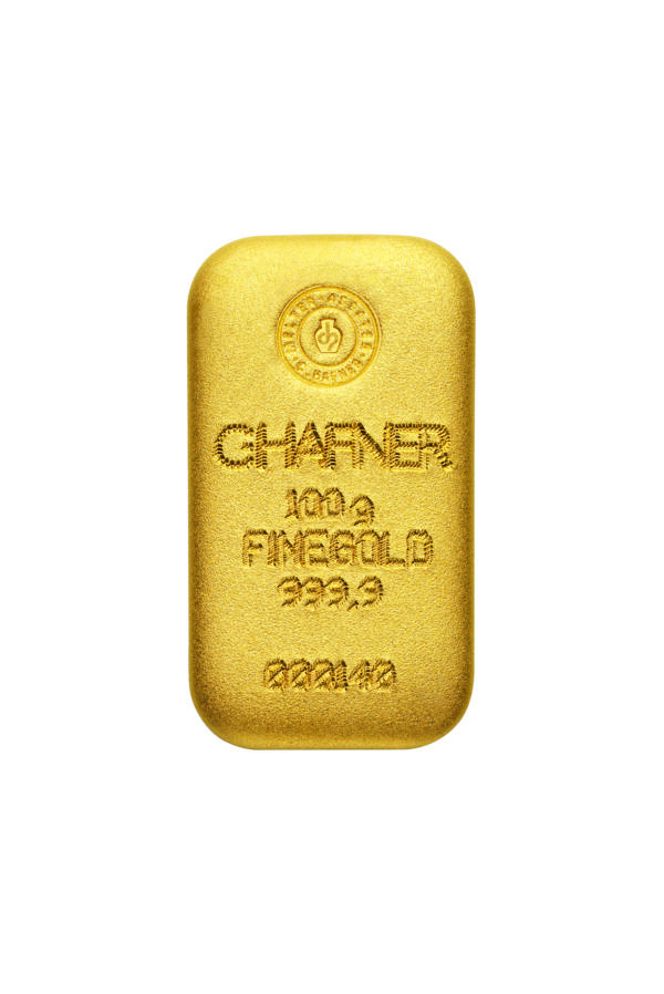 100g Goldbarren (Guss) - C.Hafner