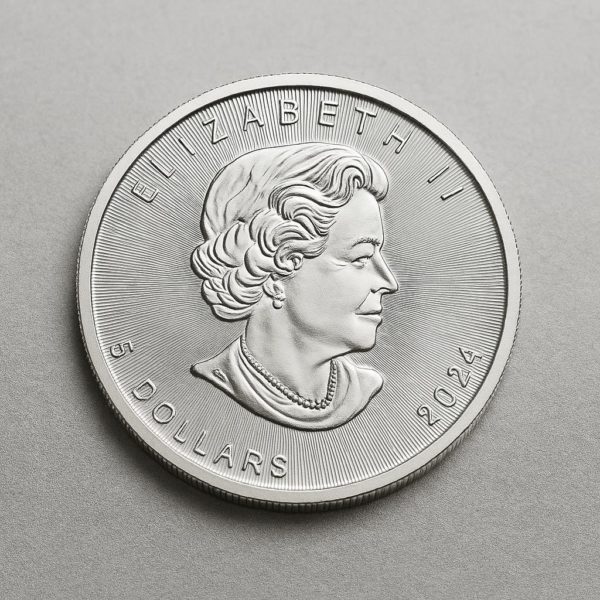1 Oz 5 dollars Elizabeth II / Maple Leaf Silber